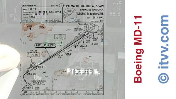 ITVV Boeing MD11 Palma de Mallorca PMI STAR NAV Plate