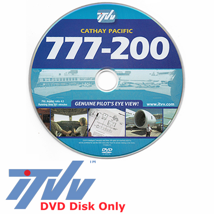 ITVV Boeing 777-200 Flightdeck PAL Video / DVD