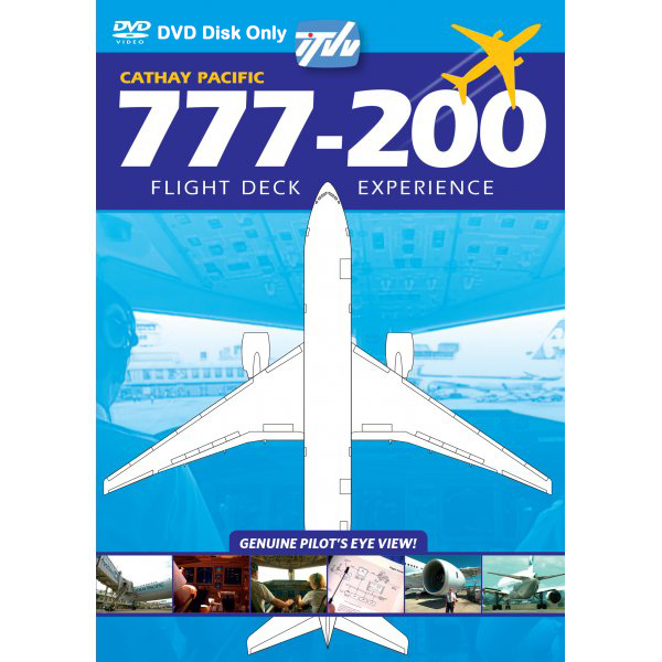 ITVV Boeing 777-200 Flightdeck PAL Video / DVD - CX CPA Cathay