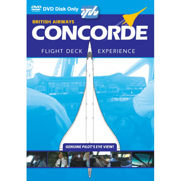 ITVV Concorde Flightdeck PAL Video / DVD - BA BAW Speedbrid