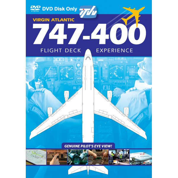 ITVV Boeing 747-400 Flightdeck PAL Video / DVD - VS VIR Virgin